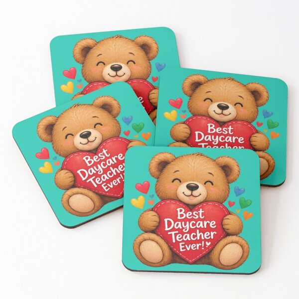 Item preview, Best Daycare Teacher Ever Gift – Cute Teacher Appreciation designed and sold by BearLoveDesign.