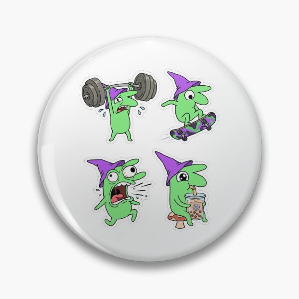 Item preview, Funny Glep Chaos Adventure - Gym Skater Mumbling Wizard Pack designed and sold by LUX2Boutique ★★★★★.