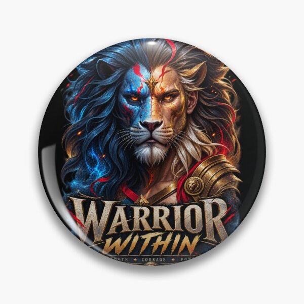 Item preview, Warrior Within Lion Strength and Courage designed and sold by timiparkerart.