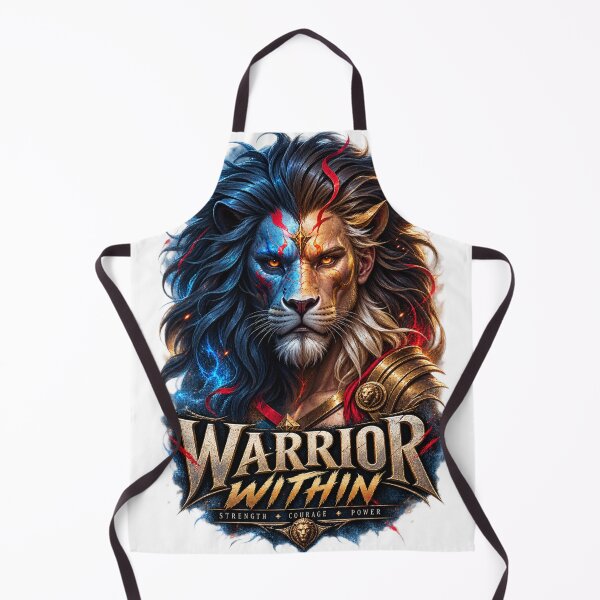 Item preview, Warrior Within Lion Strength and Courage designed and sold by timiparkerart.