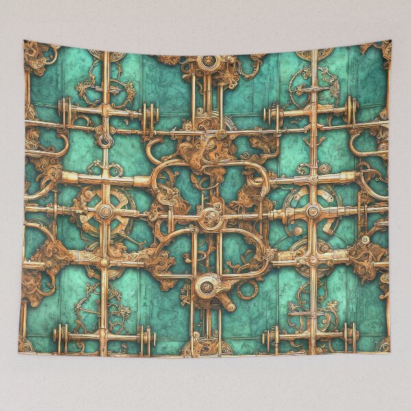 Item preview, Delicate Victorian Steampunk Industrial Design designed and sold by Retro Art Factory.