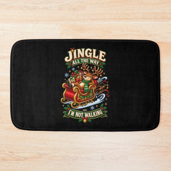 Item preview, Lazy Reindeer Rides the Sleigh designed and sold by Side Quest Co..