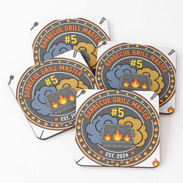 Item preview, Barbecue Grill Master - BBQ Badge Emblem Design designed and sold by DIUMERI.