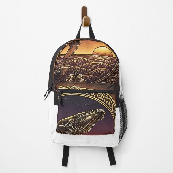 Item preview, Humpback Whale Gold Medallion — Polynesian Tribal Art at Dusk designed and sold by Hawaii26.