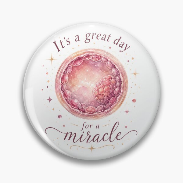 Item preview, It's A Great Day For A Miracle - IVF Embryo Transfer Day Lucky Watercolor designed and sold by Neurospicy Trolls.