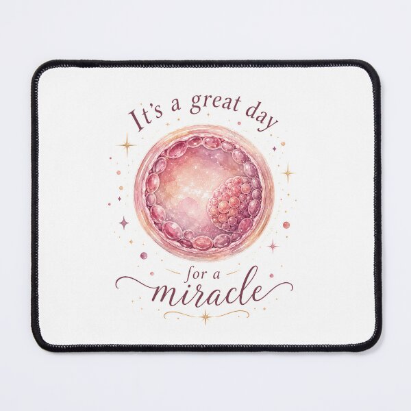 Item preview, It's A Great Day For A Miracle - IVF Embryo Transfer Day Lucky Watercolor designed and sold by Neurospicy Trolls.
