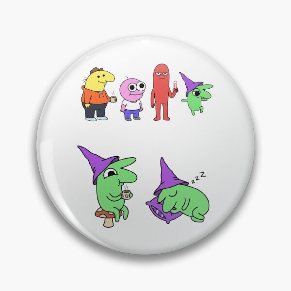 Item preview, Smiling Friends Funny Chaos Moods - Meme Cartoon Sticker Pack designed and sold by LUX2Boutique ★★★★★.