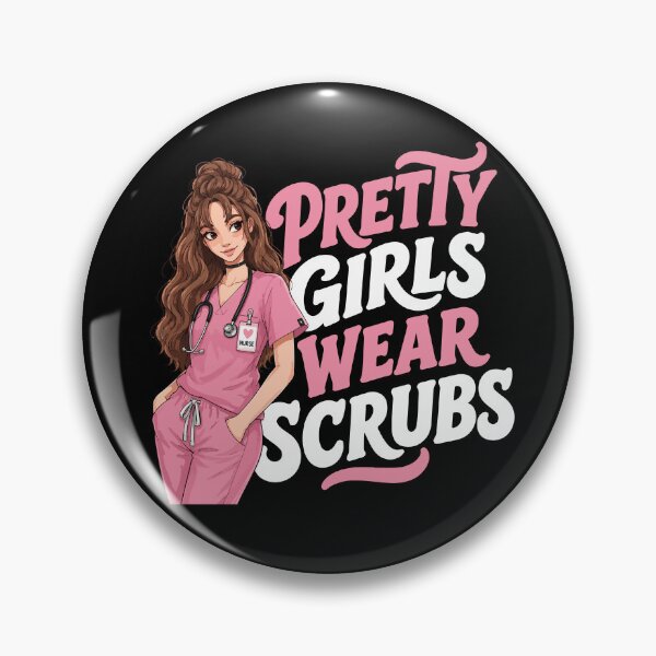 Item preview, NURSE - PRETTY GIRLS WEAR SCRUBS designed and sold by YNELENT.