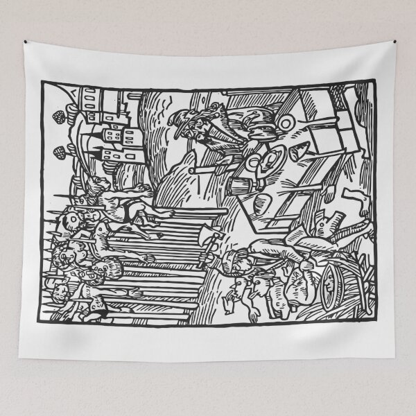 Item preview, Vlad Tepes Woodcut #1 (black and white) designed and sold by muskitt.