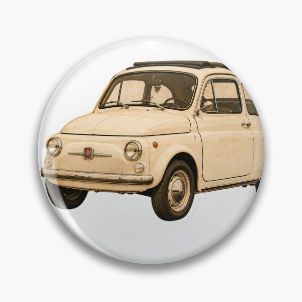 Item preview, Vintage Fiat 500 Sticker Retro Classic Italian Car 1960s Aesthetic European Road Trip Nostalgia Gift Vintage Fiat 500 Sticker designed and sold by AstraDrip Studio.