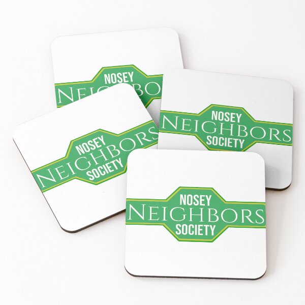 Item preview, Nosey Neighbors Society designed and sold by BrynIsBooked.