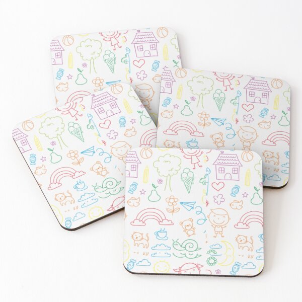 Item preview, Cute Kids Doodle Seamless Pattern – Colorful Playful Childhood Illustration designed and sold by Kruti Collection.