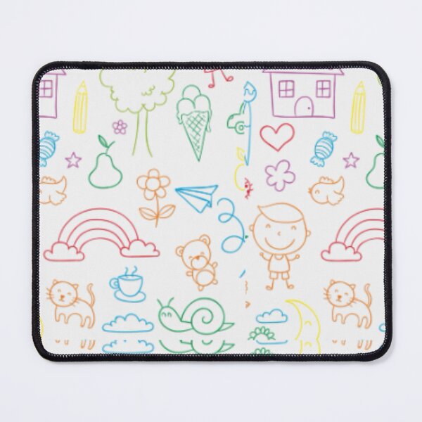 Item preview, Cute Kids Doodle Seamless Pattern – Colorful Playful Childhood Illustration designed and sold by Kruti Collection.