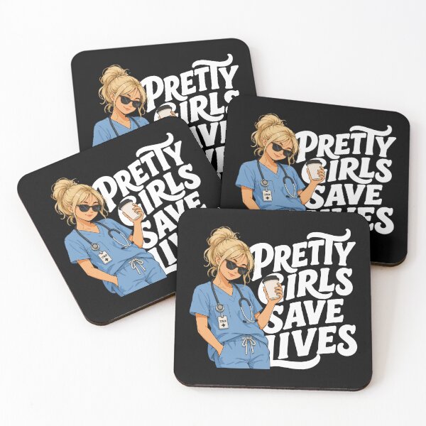 Item preview, NURSE - PRETTY GIRLS SAVE LIVES designed and sold by YNELENT.
