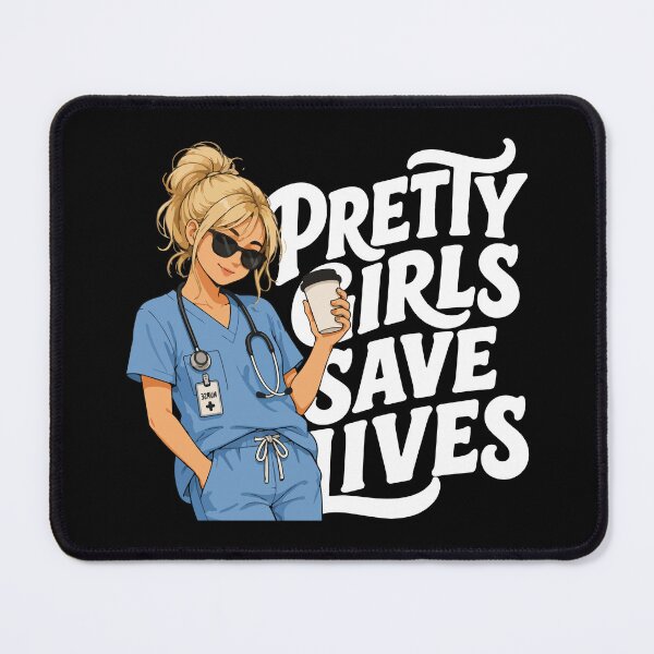 Item preview, NURSE - PRETTY GIRLS SAVE LIVES designed and sold by YNELENT.