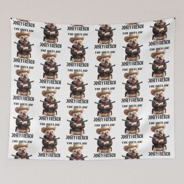 Item preview, French Bulldog OUTLAW  designed and sold by SmARTNiki.