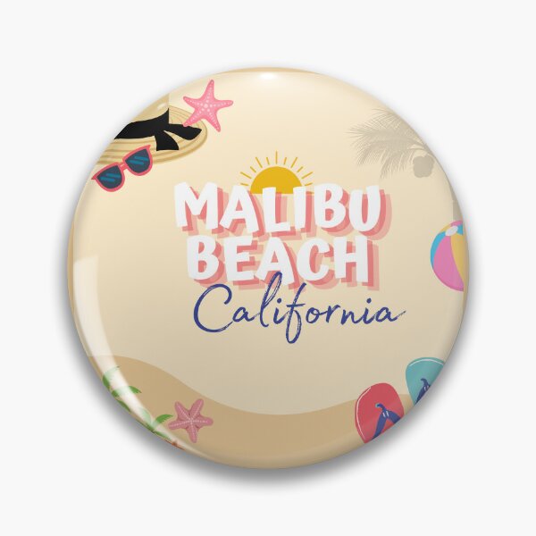 Item preview, Malibu Beach California Souvenir Vacation Design designed and sold by DonnaRaine.