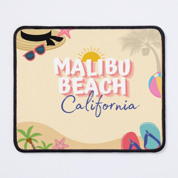Item preview, Malibu Beach California Souvenir Vacation Design designed and sold by DonnaRaine.