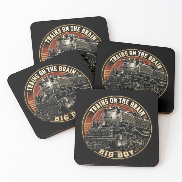 Item preview, Big Boy Steam Train Locomotive Railfan Trains on the Brain! designed and sold by Maljonic.