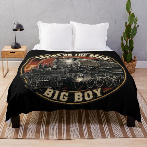 Item preview, Locomotora de vapor Big Boy ¡Fanático de los trenes en la cabeza! designed and sold by Maljonic.