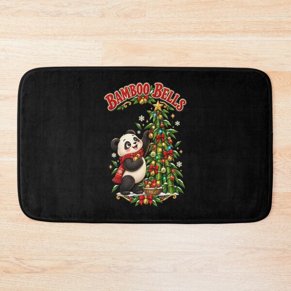 Item preview, Panda’s Bamboo Bell Christmas designed and sold by Side Quest Co..
