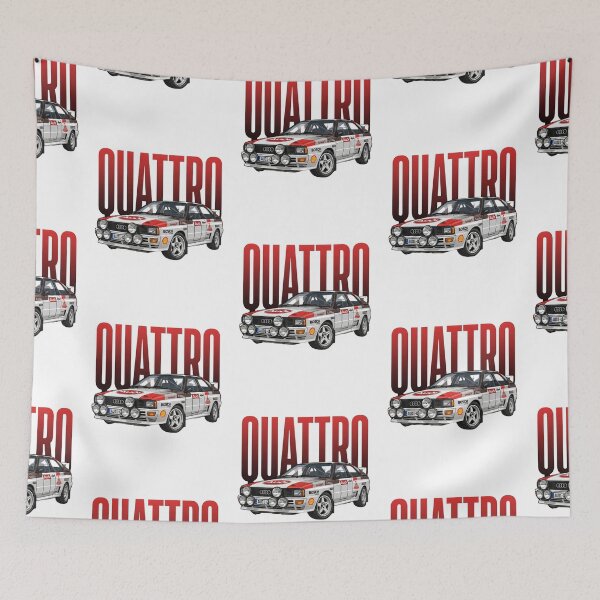 Item preview, Audi Sport Quattro S1 Group B Rally Car Vector Art designed and sold by Motorline44.