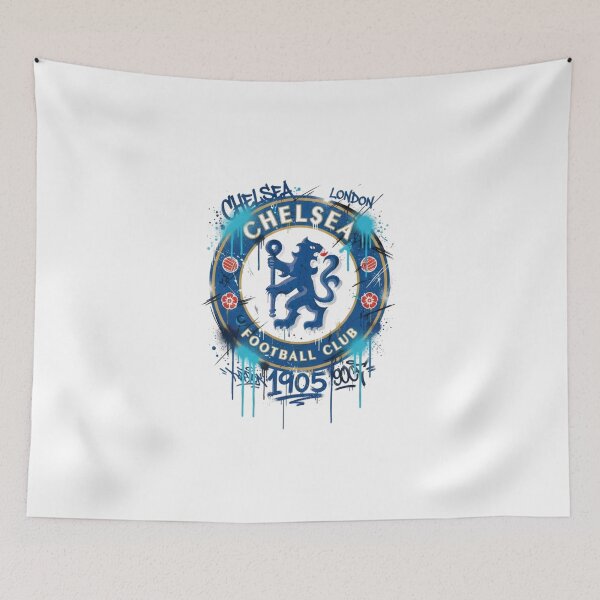 Item preview, Chelsea FC Graffiti Lion Crest Urban Art designed and sold by annaarthk.