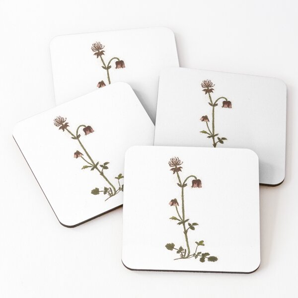 Item preview, Water Avens - Geum rivale designed and sold by kindbotanicals.