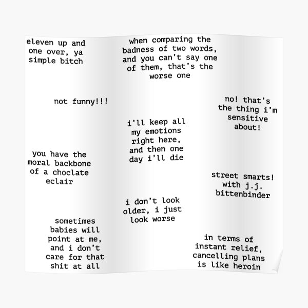 John Mulaney Quotes Poster