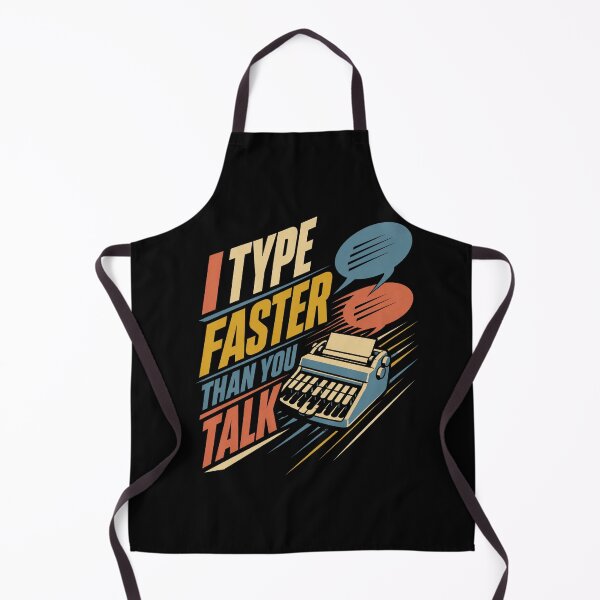 Item preview, I Type Faster Than You Talk Funny Stenographer Gift designed and sold by DreamLayerStudio.