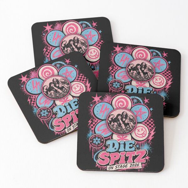 Artikelvorschau, die spitz Rockband-Artwork im pinken Stil entworfen und verkauft von shirtgrass.