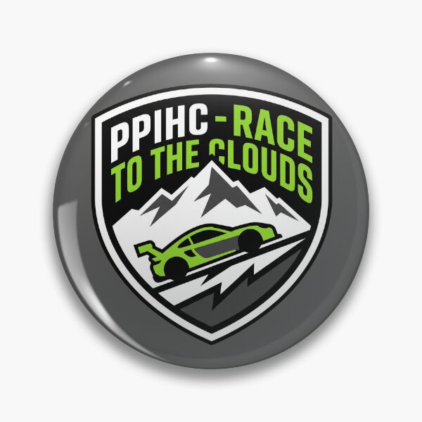Item preview, PPIHC Race To The Clouds Pikes Peak Hill Climb Mountain Shield Graphic designed and sold by KiwiRider.