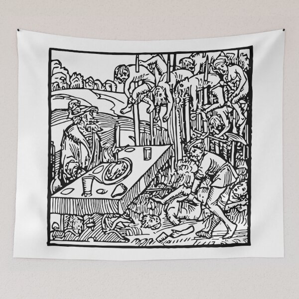 Item preview, Vlad Tepes Woodcut #2 (black and white) designed and sold by muskitt.