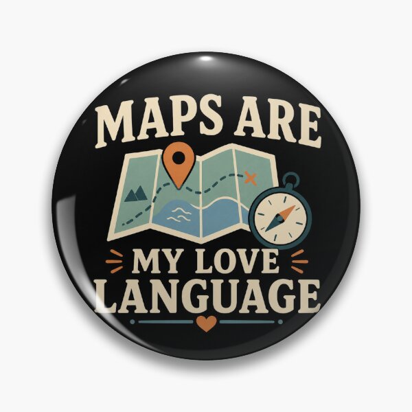 Item preview, Maps Are My Love Language Cartographer Map Maker Gift designed and sold by DreamLayerStudio.