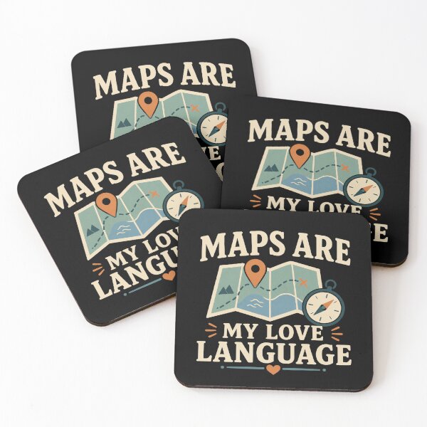 Item preview, Maps Are My Love Language Cartographer Map Maker Gift designed and sold by DreamLayerStudio.