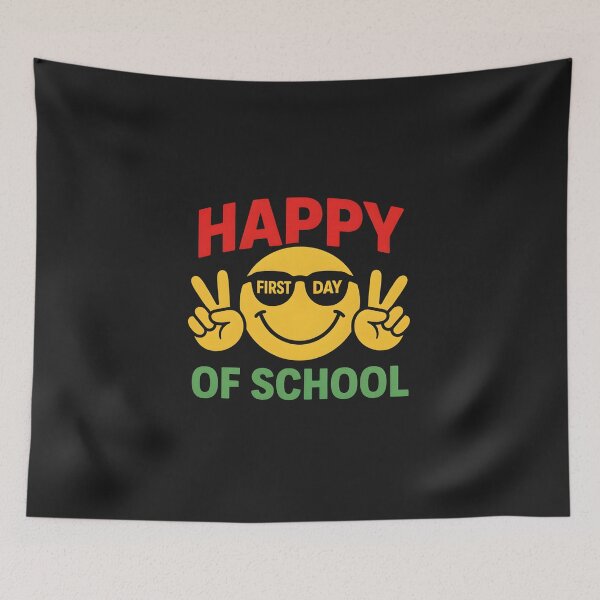 Item preview,  Happy First Day of School Smiley Face Kids Classroom  designed and sold by dragonbol023.