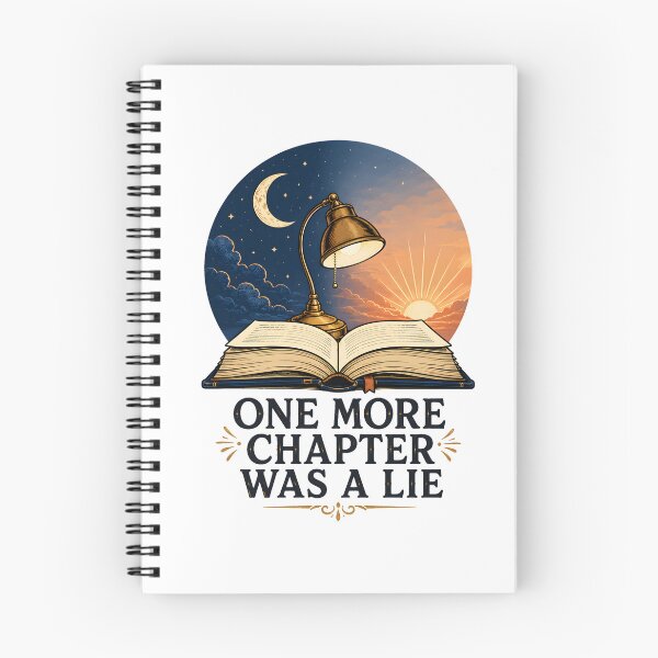 Item preview, Book Lover One More Chapter Night Reading Humor designed and sold by Artmares.