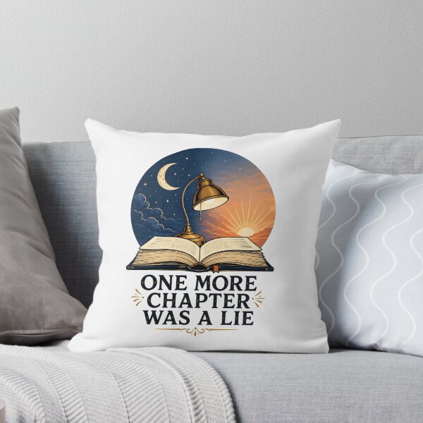 Item preview, Book Lover One More Chapter Night Reading Humor designed and sold by Artmares.