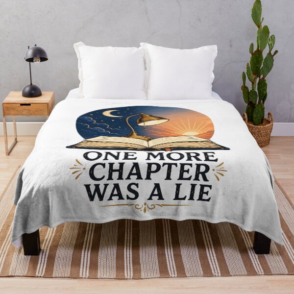 Item preview, Book Lover One More Chapter Night Reading Humor designed and sold by Artmares.