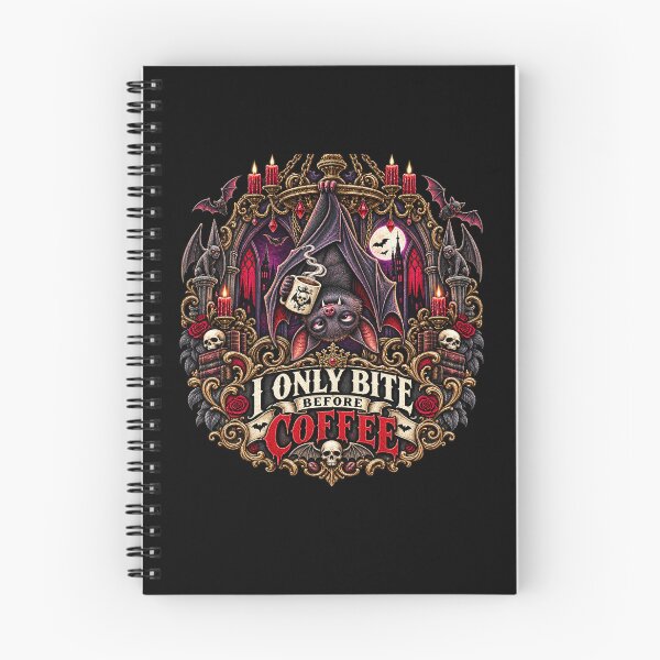 Item preview, I Only Bite Before Coffee designed and sold by TheInkRaven.