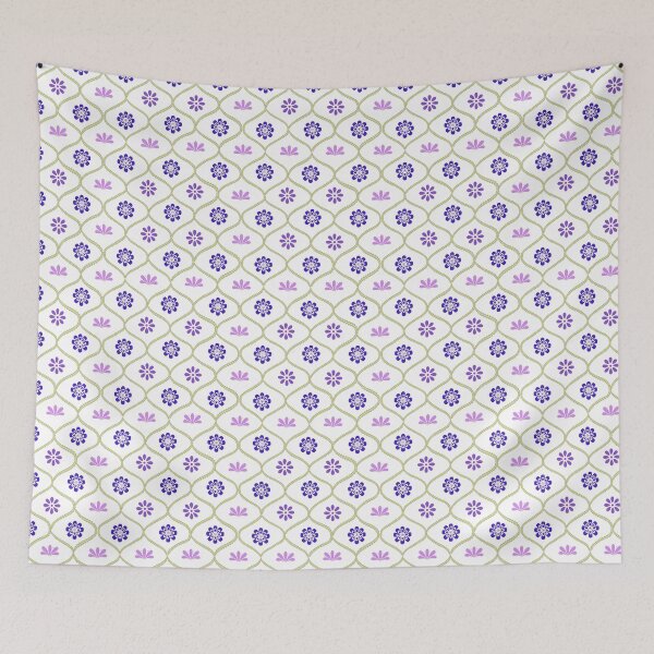 Item preview, Purple Floral Seamless Design designed and sold by Cato Designs.