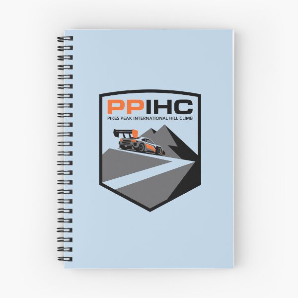Item preview, PPIHC Pikes Peak International Hill Climb Race Car Mountain Crest Graphic designed and sold by KiwiRider.