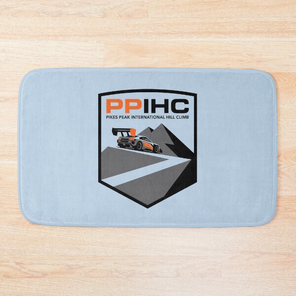 Item preview, PPIHC Pikes Peak International Hill Climb Race Car Mountain Crest Graphic designed and sold by KiwiRider.