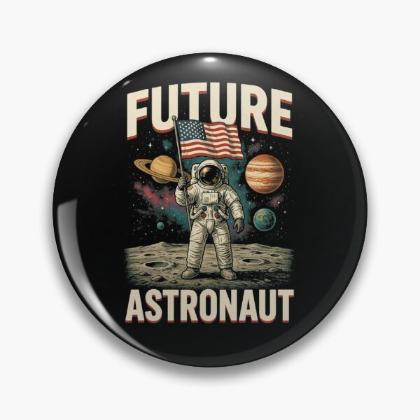 Item preview, Kids Future Astronaut Man On The Moon Astronomy Gift designed and sold by Dabbing Turtle Designs.