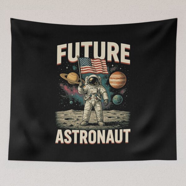 Item preview, Kids Future Astronaut Man On The Moon Astronomy Gift designed and sold by Dabbing Turtle Designs.