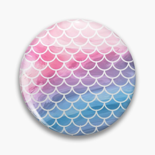 Item preview, Watercolor Mermaid Scales Pattern - Pink & Purple designed and sold by VeroCura.