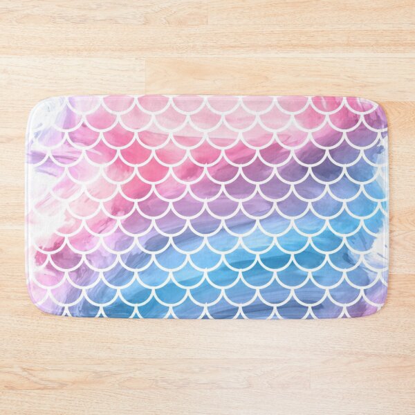 Item preview, Watercolor Mermaid Scales Pattern - Pink & Purple designed and sold by VeroCura.