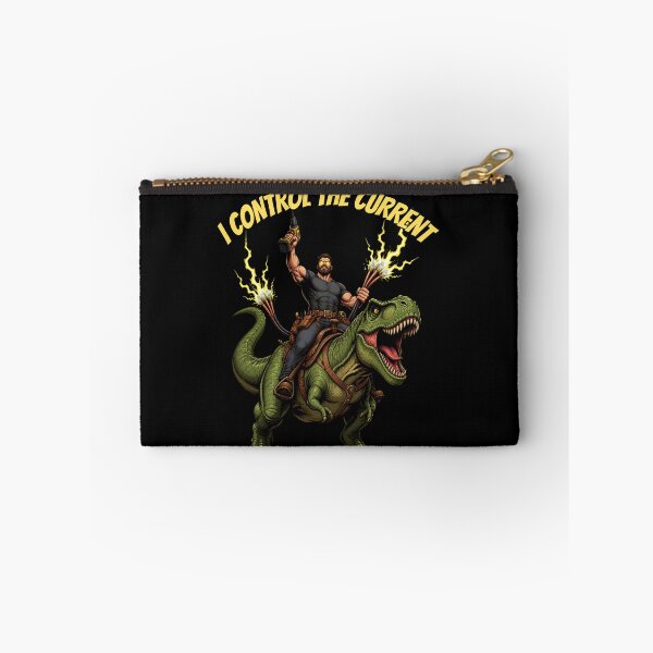 Item preview, Funny Electrician Riding T-Rex With Drill - Sparky Gift designed and sold by UTkiKK.