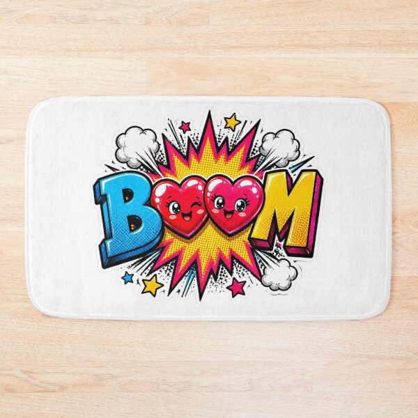 Item preview, Heart BOOM Pop Art Sticker designed and sold by Pigmentra.