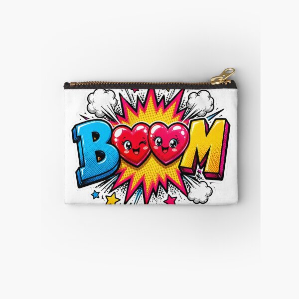 Item preview, Heart BOOM Pop Art Sticker designed and sold by Pigmentra.